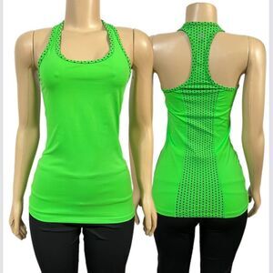 Victorias Secret VSX Sexy Sport unlined Tank top green / black Xsmall